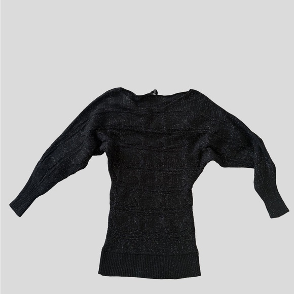 bebe Sweaters - bebe Black Textured Women's Sweater